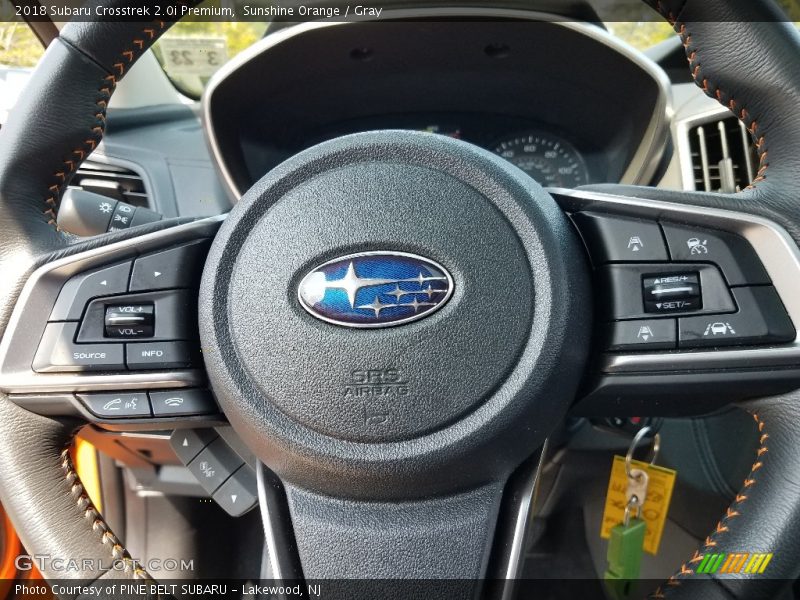 Sunshine Orange / Gray 2018 Subaru Crosstrek 2.0i Premium