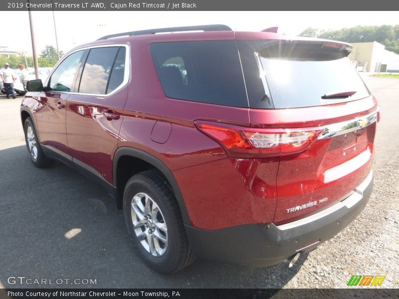 Cajun Red Tintcoat / Jet Black 2019 Chevrolet Traverse LT AWD