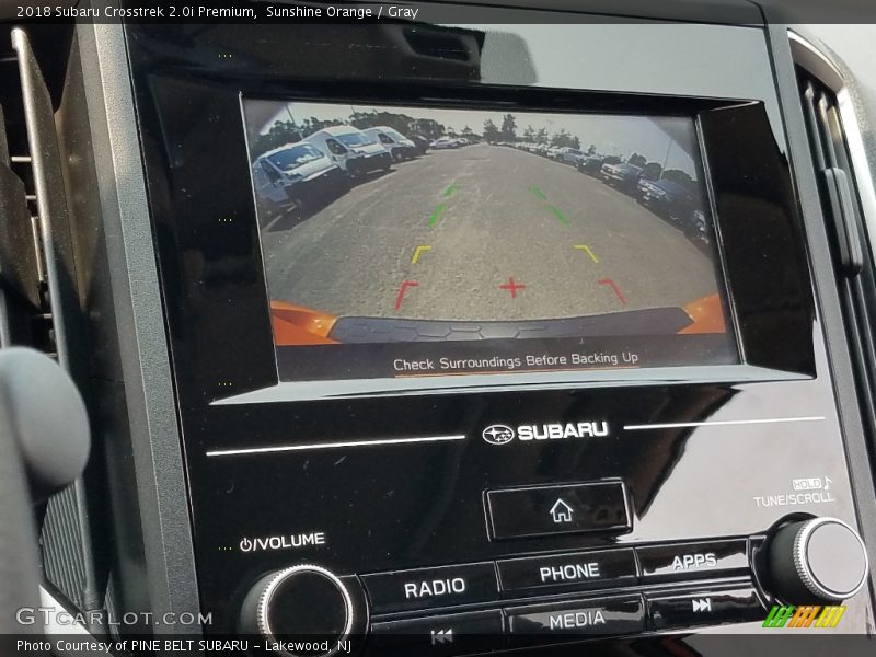 Sunshine Orange / Gray 2018 Subaru Crosstrek 2.0i Premium