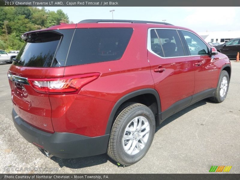 Cajun Red Tintcoat / Jet Black 2019 Chevrolet Traverse LT AWD