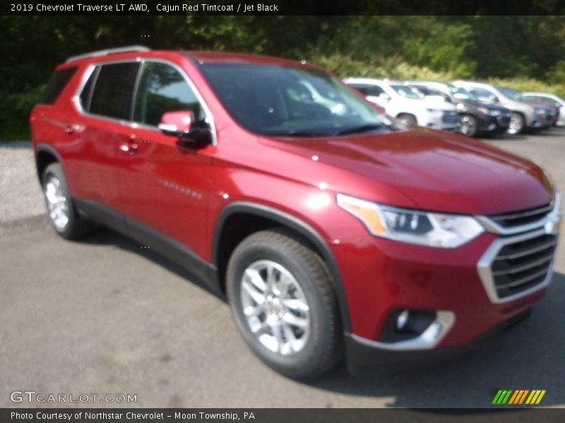 Cajun Red Tintcoat / Jet Black 2019 Chevrolet Traverse LT AWD