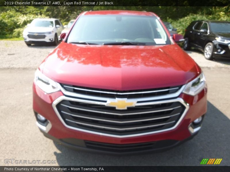 Cajun Red Tintcoat / Jet Black 2019 Chevrolet Traverse LT AWD
