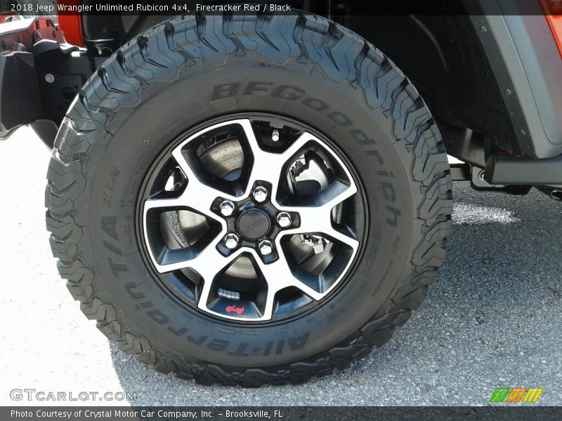 Firecracker Red / Black 2018 Jeep Wrangler Unlimited Rubicon 4x4