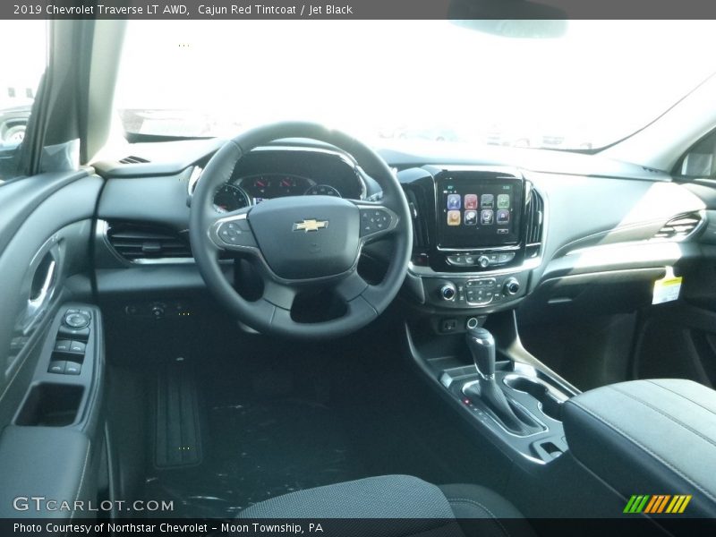 Cajun Red Tintcoat / Jet Black 2019 Chevrolet Traverse LT AWD