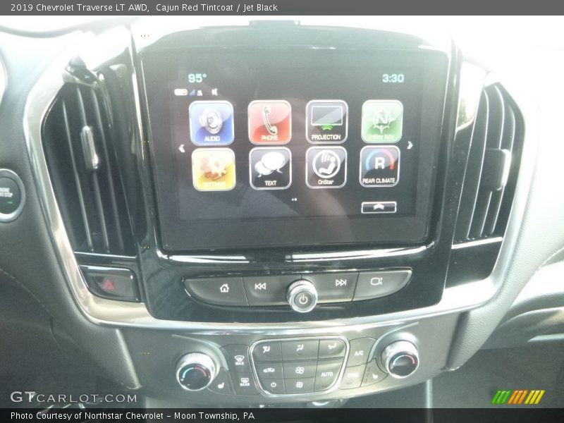 Cajun Red Tintcoat / Jet Black 2019 Chevrolet Traverse LT AWD