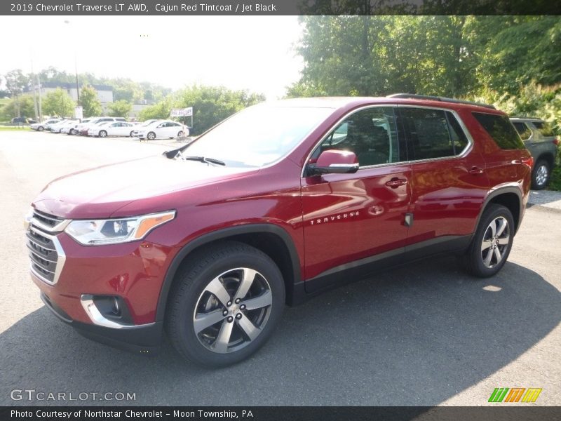 Cajun Red Tintcoat / Jet Black 2019 Chevrolet Traverse LT AWD