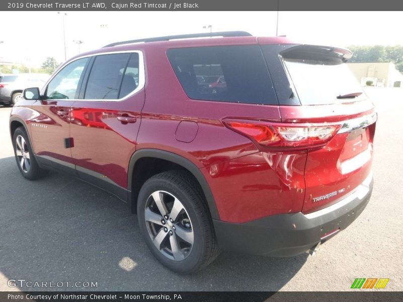 Cajun Red Tintcoat / Jet Black 2019 Chevrolet Traverse LT AWD