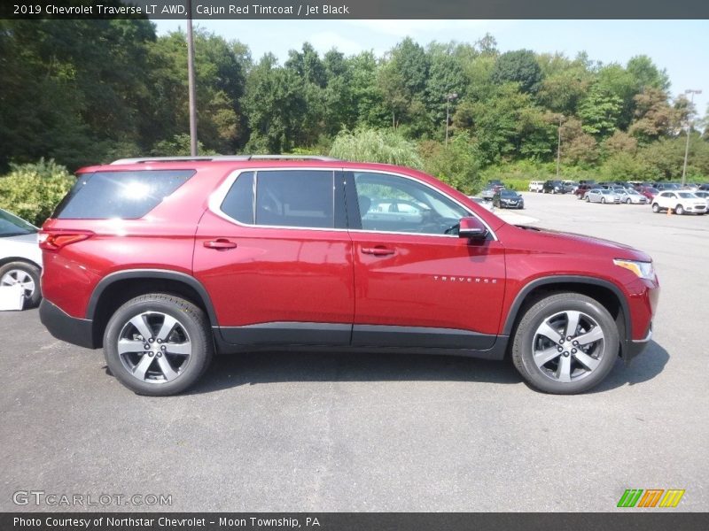 Cajun Red Tintcoat / Jet Black 2019 Chevrolet Traverse LT AWD