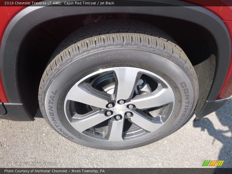 Cajun Red Tintcoat / Jet Black 2019 Chevrolet Traverse LT AWD