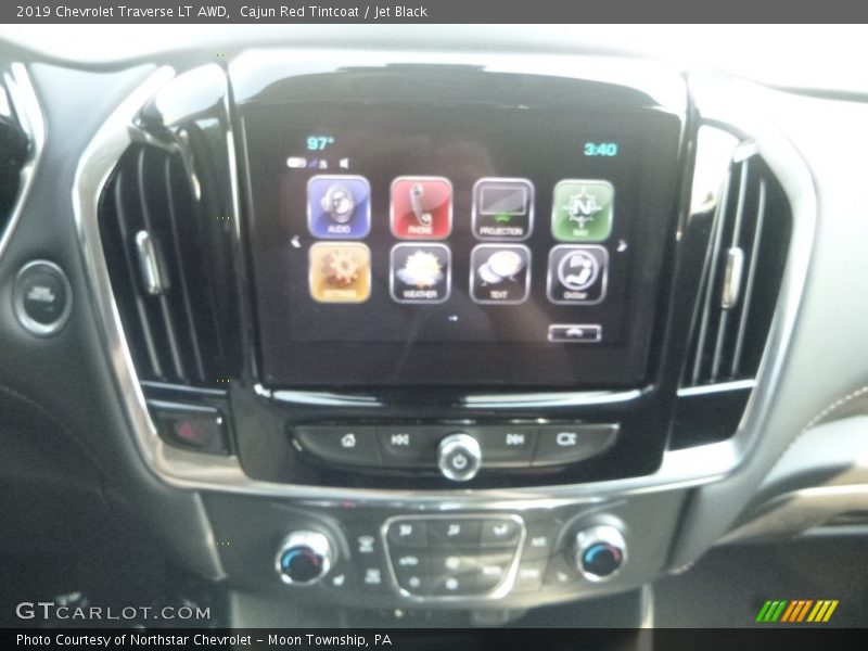 Cajun Red Tintcoat / Jet Black 2019 Chevrolet Traverse LT AWD