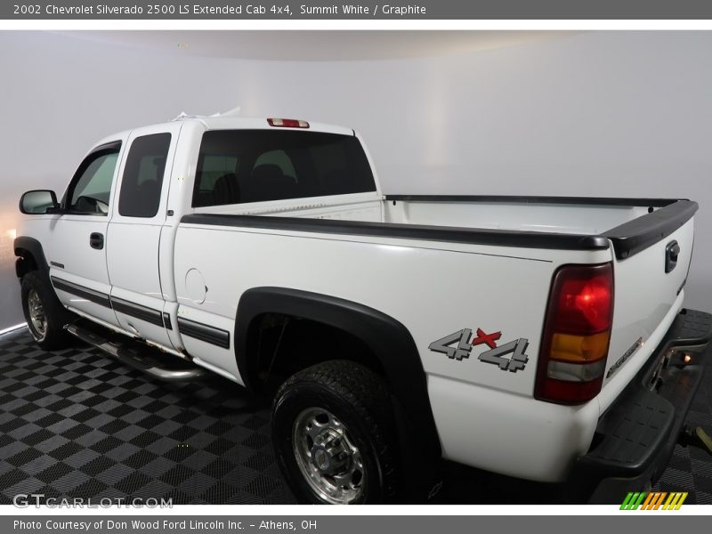 Summit White / Graphite 2002 Chevrolet Silverado 2500 LS Extended Cab 4x4