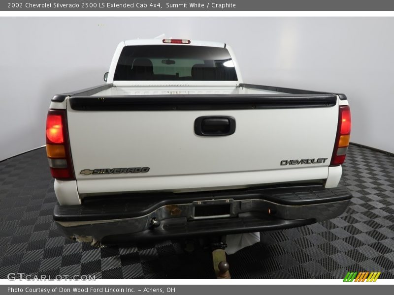 Summit White / Graphite 2002 Chevrolet Silverado 2500 LS Extended Cab 4x4