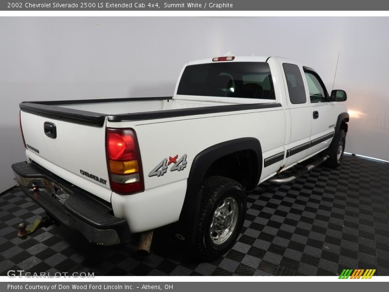Summit White / Graphite 2002 Chevrolet Silverado 2500 LS Extended Cab 4x4