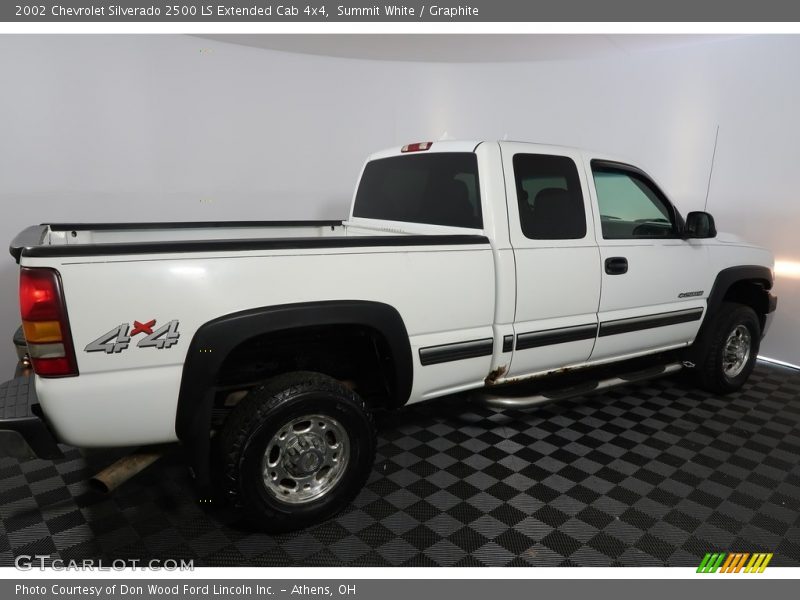 Summit White / Graphite 2002 Chevrolet Silverado 2500 LS Extended Cab 4x4