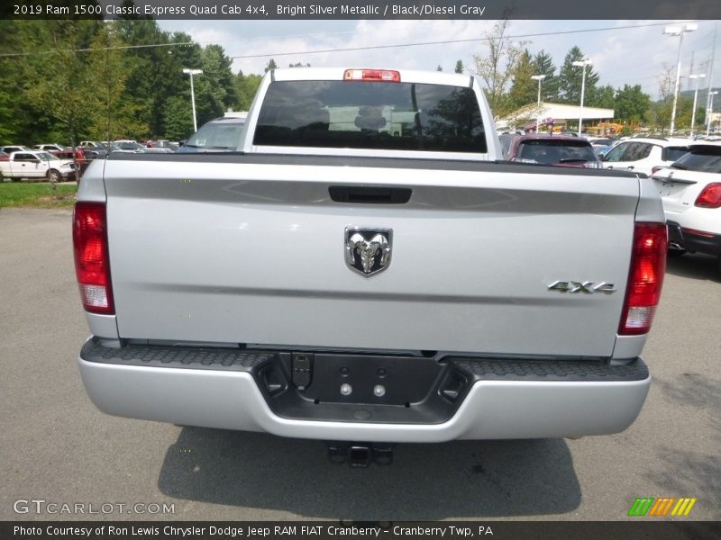 Bright Silver Metallic / Black/Diesel Gray 2019 Ram 1500 Classic Express Quad Cab 4x4