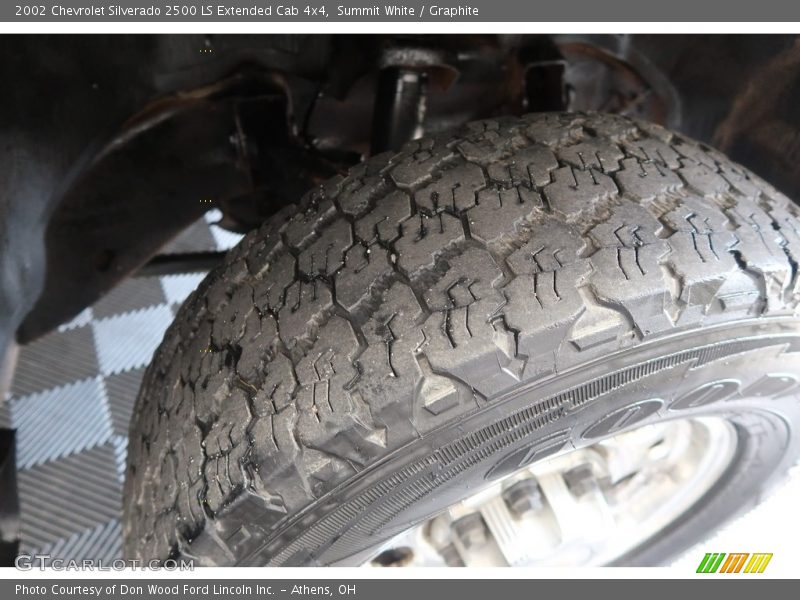 Summit White / Graphite 2002 Chevrolet Silverado 2500 LS Extended Cab 4x4