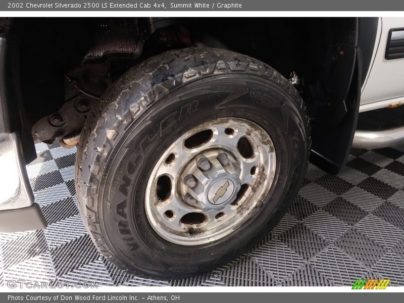 Summit White / Graphite 2002 Chevrolet Silverado 2500 LS Extended Cab 4x4