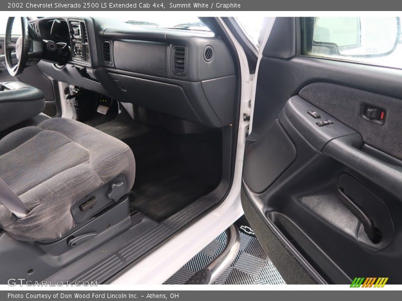 Summit White / Graphite 2002 Chevrolet Silverado 2500 LS Extended Cab 4x4