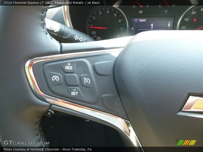 Pepperdust Metallic / Jet Black 2019 Chevrolet Equinox LT AWD