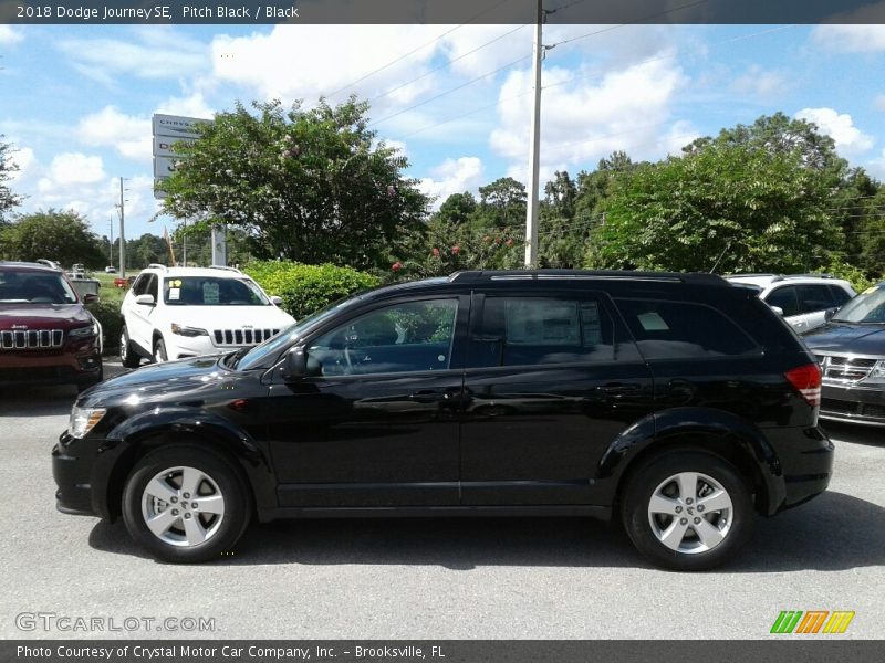 Pitch Black / Black 2018 Dodge Journey SE