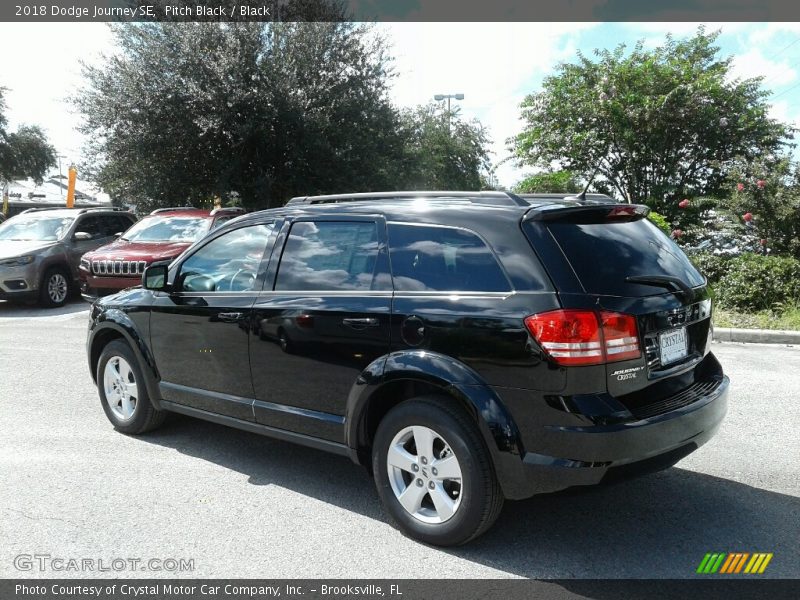 Pitch Black / Black 2018 Dodge Journey SE