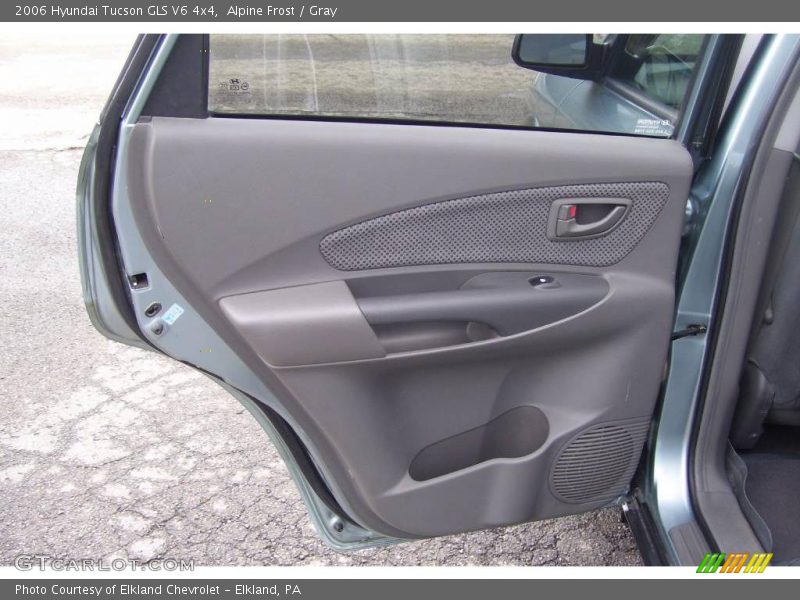 Alpine Frost / Gray 2006 Hyundai Tucson GLS V6 4x4