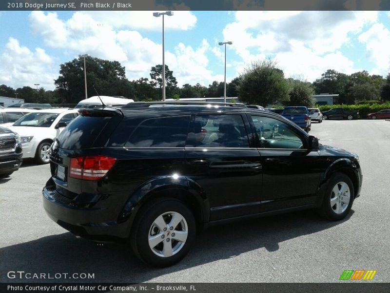 Pitch Black / Black 2018 Dodge Journey SE
