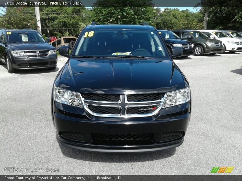 Pitch Black / Black 2018 Dodge Journey SE