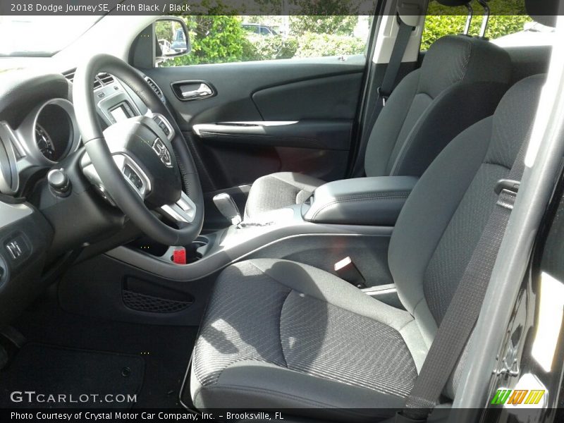 Pitch Black / Black 2018 Dodge Journey SE