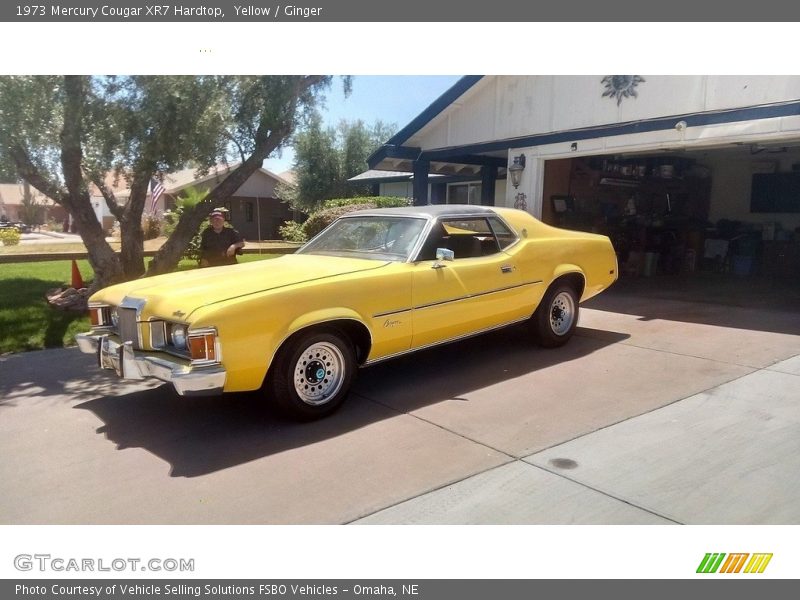 Yellow / Ginger 1973 Mercury Cougar XR7 Hardtop