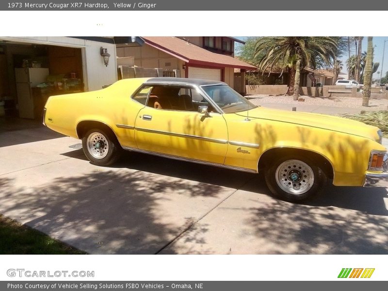 Yellow / Ginger 1973 Mercury Cougar XR7 Hardtop