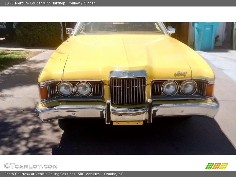 Yellow / Ginger 1973 Mercury Cougar XR7 Hardtop