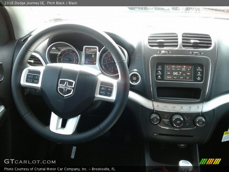 Pitch Black / Black 2018 Dodge Journey SE