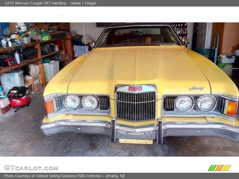 Yellow / Ginger 1973 Mercury Cougar XR7 Hardtop