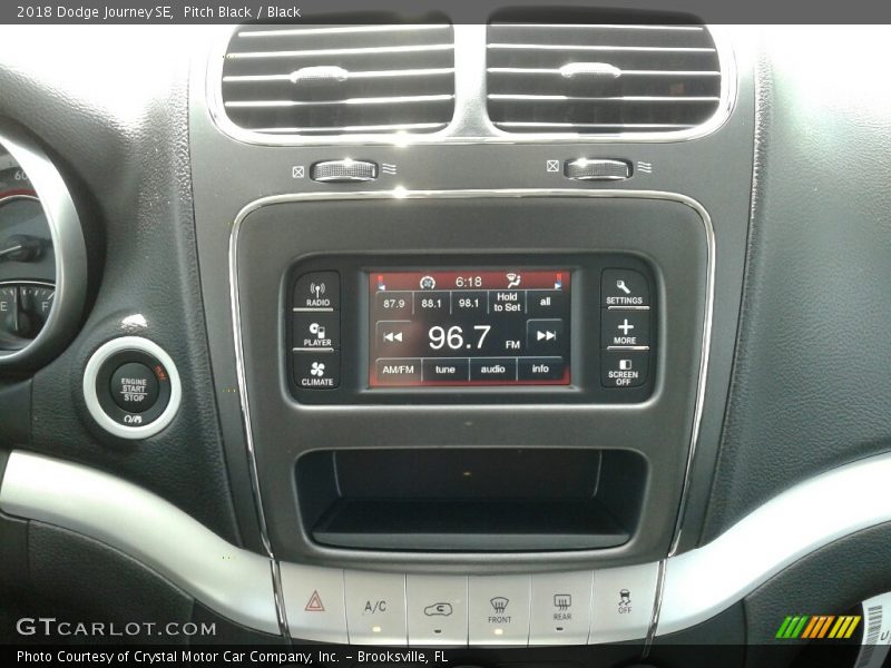 Pitch Black / Black 2018 Dodge Journey SE