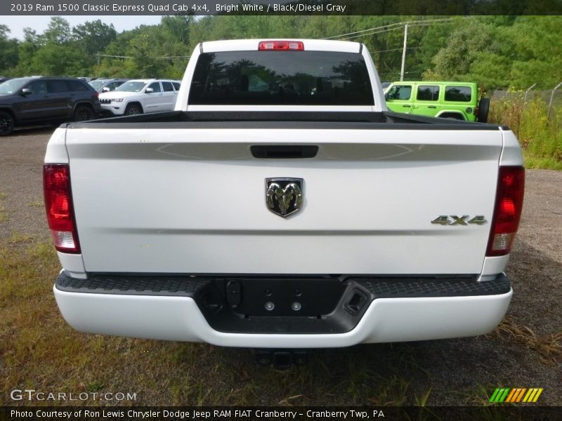 Bright White / Black/Diesel Gray 2019 Ram 1500 Classic Express Quad Cab 4x4