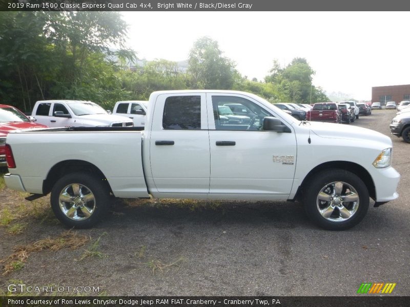 Bright White / Black/Diesel Gray 2019 Ram 1500 Classic Express Quad Cab 4x4