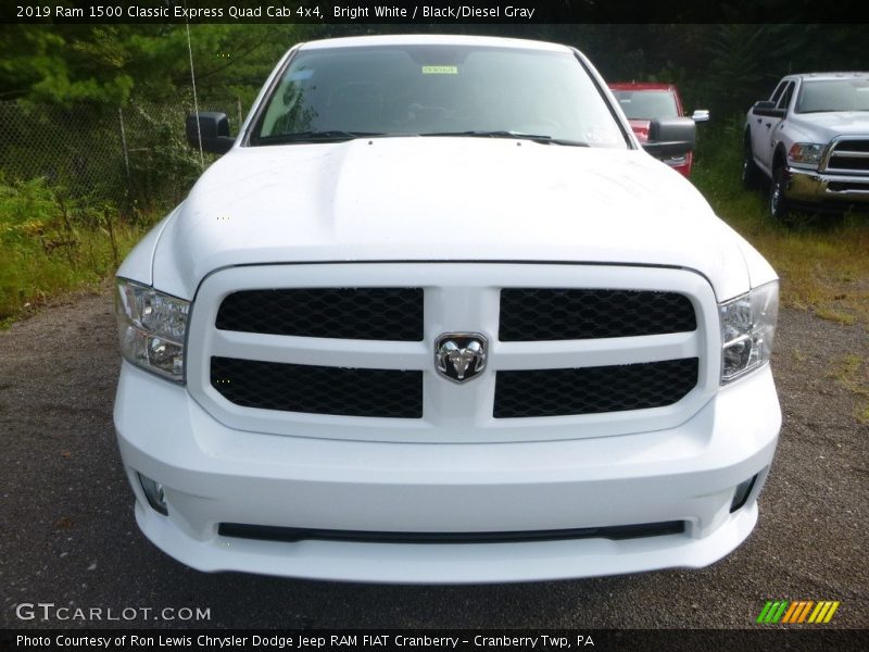 Bright White / Black/Diesel Gray 2019 Ram 1500 Classic Express Quad Cab 4x4