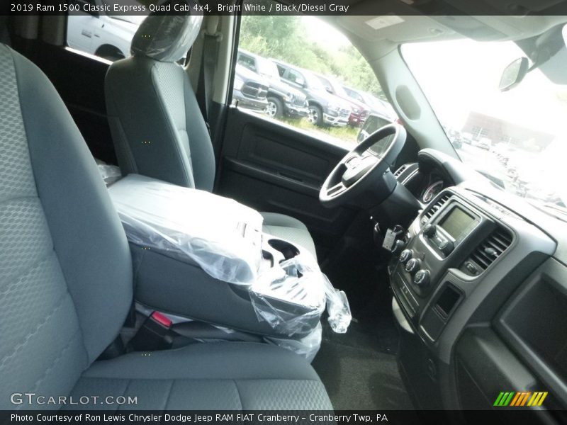 Bright White / Black/Diesel Gray 2019 Ram 1500 Classic Express Quad Cab 4x4