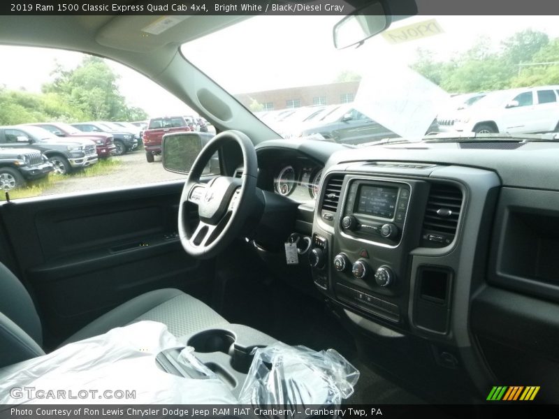 Bright White / Black/Diesel Gray 2019 Ram 1500 Classic Express Quad Cab 4x4