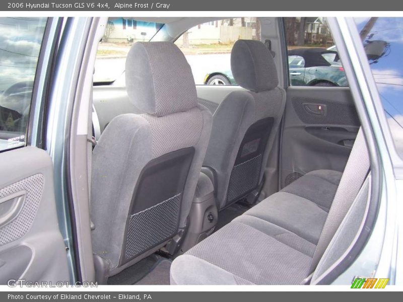 Alpine Frost / Gray 2006 Hyundai Tucson GLS V6 4x4
