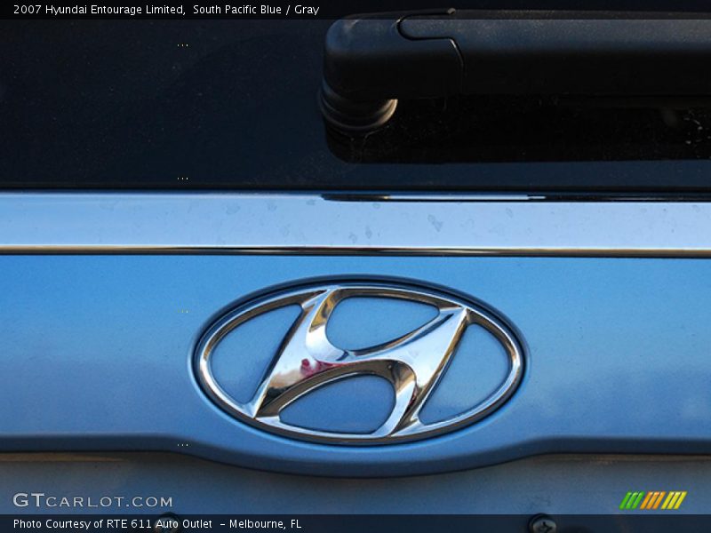 South Pacific Blue / Gray 2007 Hyundai Entourage Limited