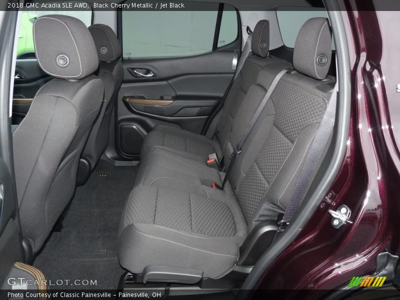 Black Cherry Metallic / Jet Black 2018 GMC Acadia SLE AWD