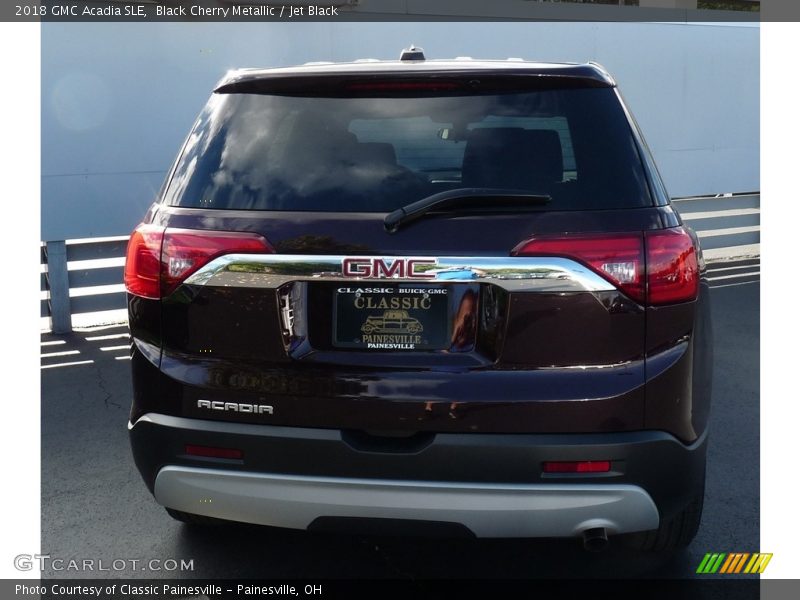Black Cherry Metallic / Jet Black 2018 GMC Acadia SLE