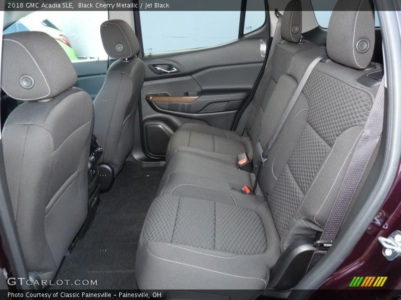 Black Cherry Metallic / Jet Black 2018 GMC Acadia SLE