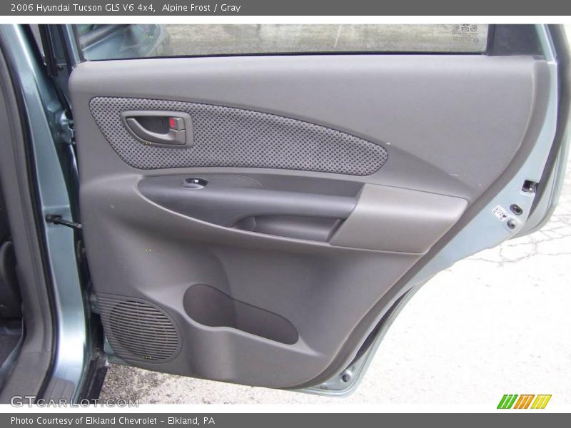 Alpine Frost / Gray 2006 Hyundai Tucson GLS V6 4x4