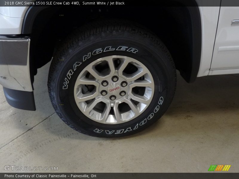 Summit White / Jet Black 2018 GMC Sierra 1500 SLE Crew Cab 4WD