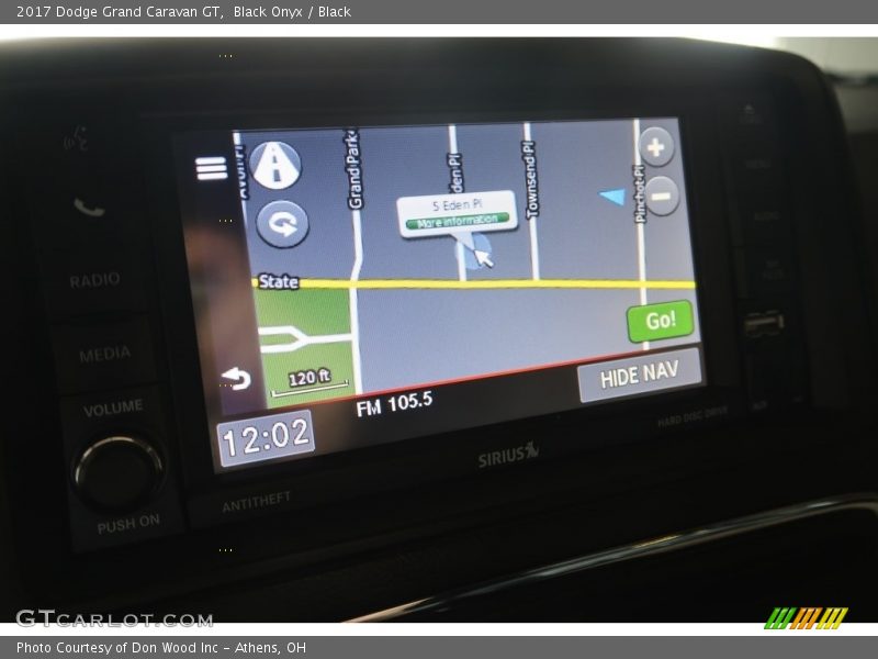 Black Onyx / Black 2017 Dodge Grand Caravan GT