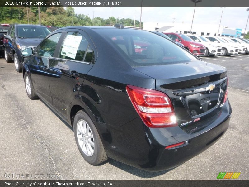 Mosaic Black Metallic / Jet Black 2018 Chevrolet Sonic LT Sedan