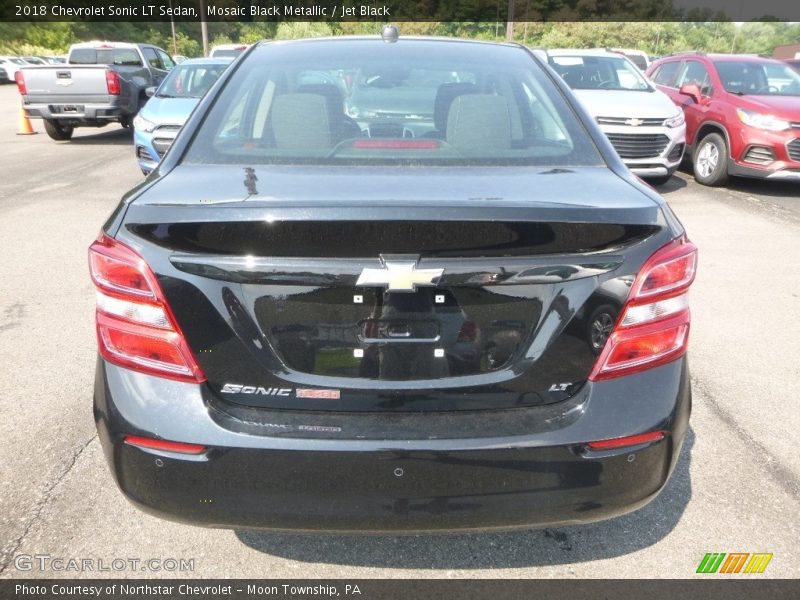 Mosaic Black Metallic / Jet Black 2018 Chevrolet Sonic LT Sedan